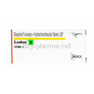 Lodoz, Bisoprolol and Hydrochlorothiazide 5mg