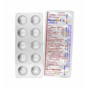Umanoflam D, Trypsin, Bromelain, Rutoside and Diclofenac tablets