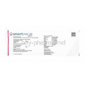 Smartova Combipack, Clomifene, Coenzyme Q10 and Acetylcysteine 50mg composition