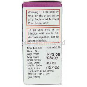 Nipress, Generic Nitropress, Sodium Nitroprusside Injection box information