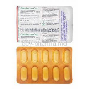 Combunex, Isoniazid and Ethambutol 800mg tablets