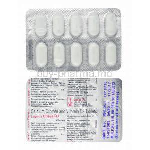 Checal-D, Calcium Orotate and Cholecalciferol tablets