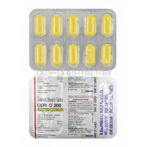 Cefi O, Cefixime and Ofloxacin tablets