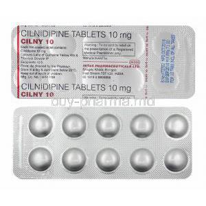 Cilny, Cilnidipine 10mg tablets