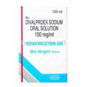 Divaa Oral Solution, Divalproex 500mg