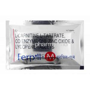 Ferpill-M, Levo-carnitine, Coenzyme Q10, Lycopene and Zinc tablet