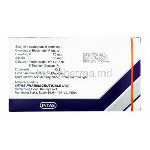 Preva-AS, Aspirin and Clopidogrel manufacturer