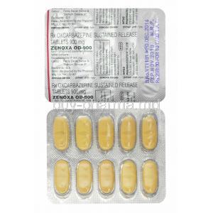 Zenoxa OD, Oxcarbazepine 900mg tablets