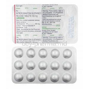 Uribid, Nitrofurantoin 100mg tablets