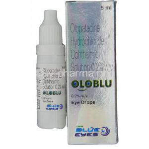 Oloblu, Generic Patanol, Olopatadine Hydrochloride 0.2%  5 ml Eye Drops