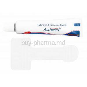 Asthesia Cream, Prilocaine and Lidocaine tube