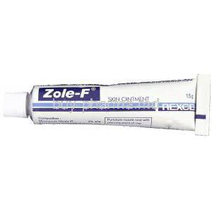Zole-F, Miconazole Nitrate/ Fluocinolone Acetonide 2%/ 0.01% 15 gm Ointment tube