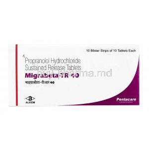 Migrabeta, Propranolol 40mg