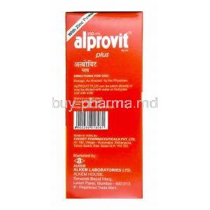 Alprovit Plus Syrup manufacturer