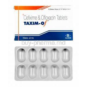 Taxim OF, Cefixime/ Ofloxacin