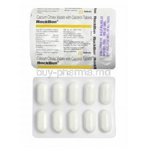 Rockbon, Calcium and Calcitriol tablets