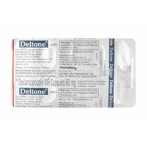 Deltone, Dexlansoprazole capsules back