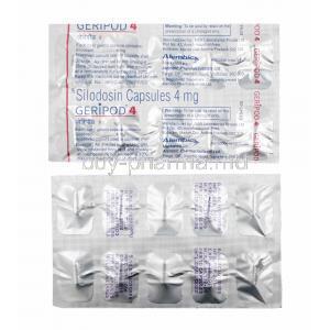 Geripod, Silodosin 4mg capsules