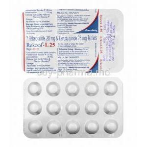 Rekool-L, Levosulpiride and Rabeprazole 25mg tablets