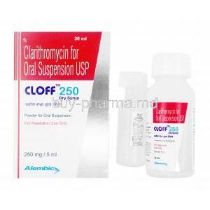 Cloff Dry Syrup, Clarithromycin