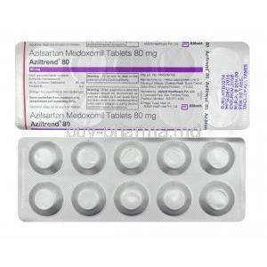 Aziltrend, Azilsartan 80mg tablets