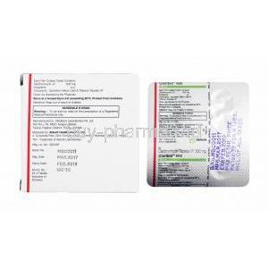 Claribid, Clarithromycin 500mg manufacturer and tablets back