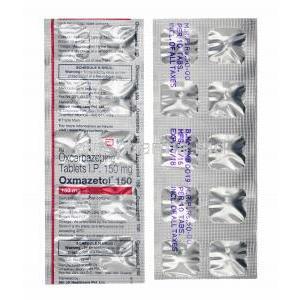 Oxmazetol, Oxcarbazepine 150mg tablets