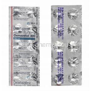 Oxmazetol, Oxcarbazepine 300mg tablets