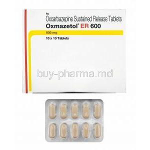Oxmazetol ER, 600mg box and tablets