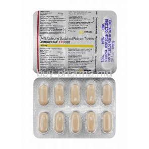 Oxmazetol ER, 600mg tablets