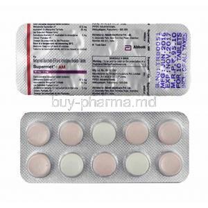 Supermet-AM, Amlodipine and Metoprolol Succinate tablets
