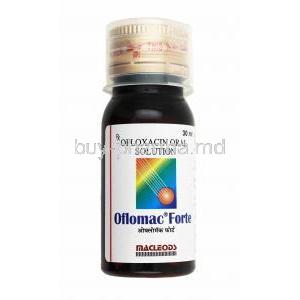 Oflomac Oral Solution 30ml, Ofloxacin 100mg bottle