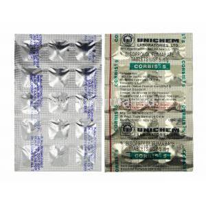 Corbis, Bisoprolol 5mg tablets