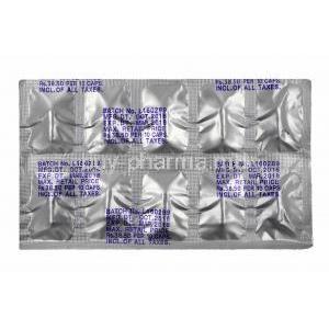 Clodrel Plus, Aspirin 75mg and Clopidogrel capsules back