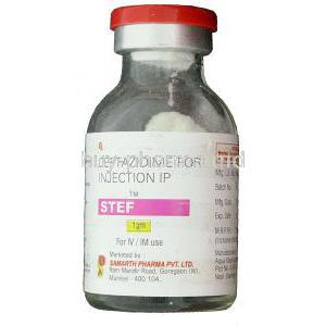 Stef,  Ceftazidime 1 Gm Injection Vial