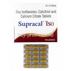 Supracal ISO, Calcium Citrate/ Calcitriol/ Soy Isoflavone