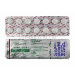 Atelol, Atenolol 25mg tablets