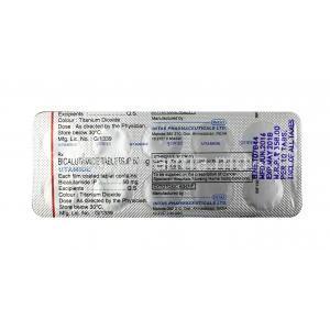Utamide, Bicalutamide 50 mg,Tablet, sheet information