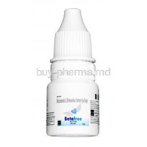 Betafree Eye Drop, Brinzolamide 1%wv + Brimonidine 0.2% wv, Eyedrop 5ml, Bottle