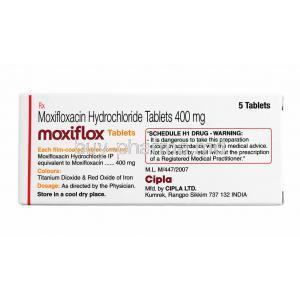 Moxiflox, Moxifloxacin compositoin