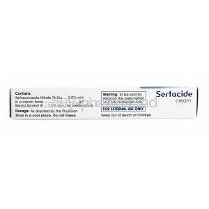 Sertacide Cream, Sertaconazole 10g composition