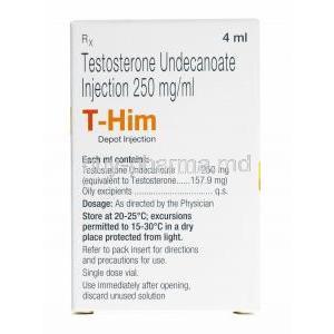 T-Him Depot Injection, Testosterone composition