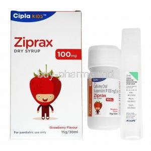 Ziprax Dry Syrup Strawberry, Cefixime
