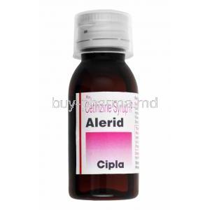 Alerid Syrup 30ml, Cetirizine bottle