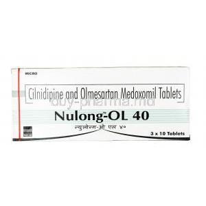 Nulong OL, Olmesartan 40 mg / Cilnidipine 10 mg, Tablet, Box