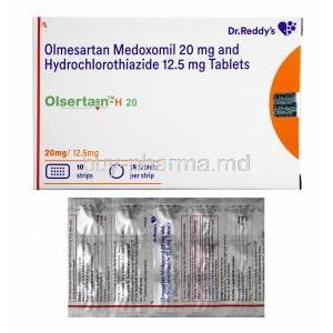 Olsertain-H, Hydrochlorothiazide/ Olmesartan Medoximil