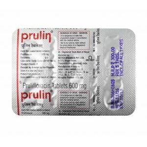 Prulin, Prulifloxacin 600mg tablet