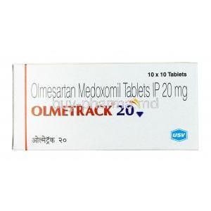 Olmetrack, Olmesartan 20 mg, Tablet,Box
