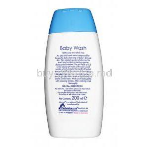 Sebamed Baby Wash Extra Soft, Sugar based mild cleanser, Liquid 50ml, Bottle information