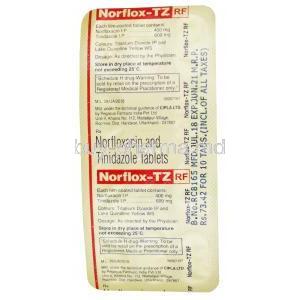 Tinidazole/ Norfloxacin Tablet